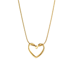 Load image into Gallery viewer, 18K Gold Heart Pendant Necklace
