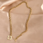 Load image into Gallery viewer, 18K Gold Plated Geometric Necklace
