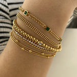 Load image into Gallery viewer, Gold Plated Geometric Bracelets
