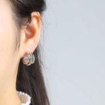 Load image into Gallery viewer, Retro C-Shaped Multi-Layer Earrings
