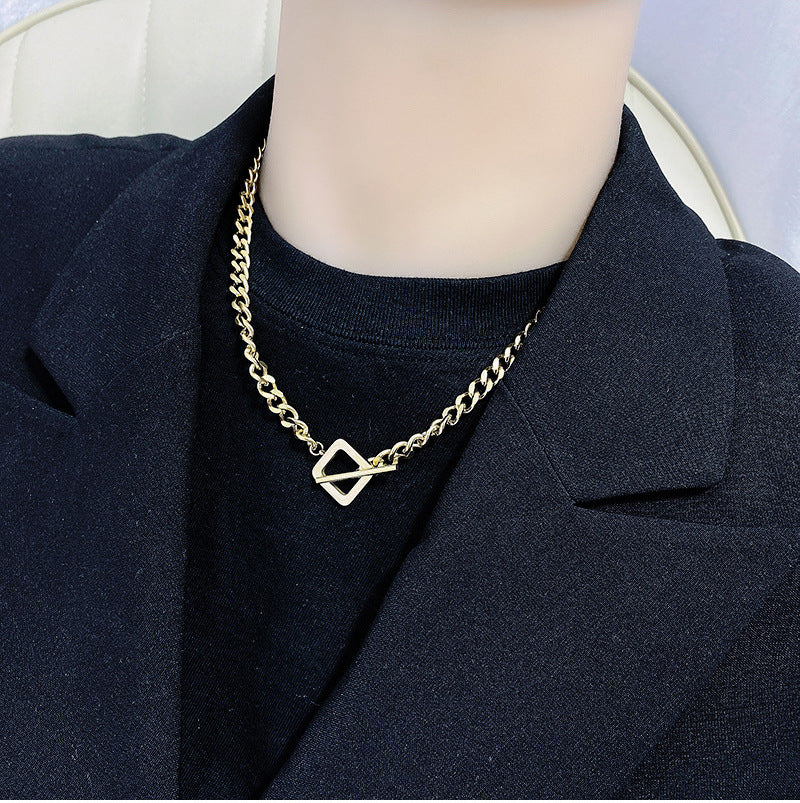 18K Gold Plated Geometric Necklace