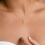 Load image into Gallery viewer, Letter Pendant Stainless Steel Necklace
