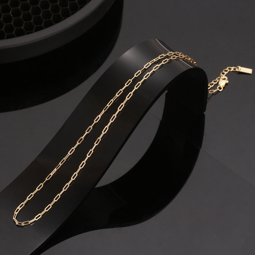 Sterling Silver Geometric Necklace