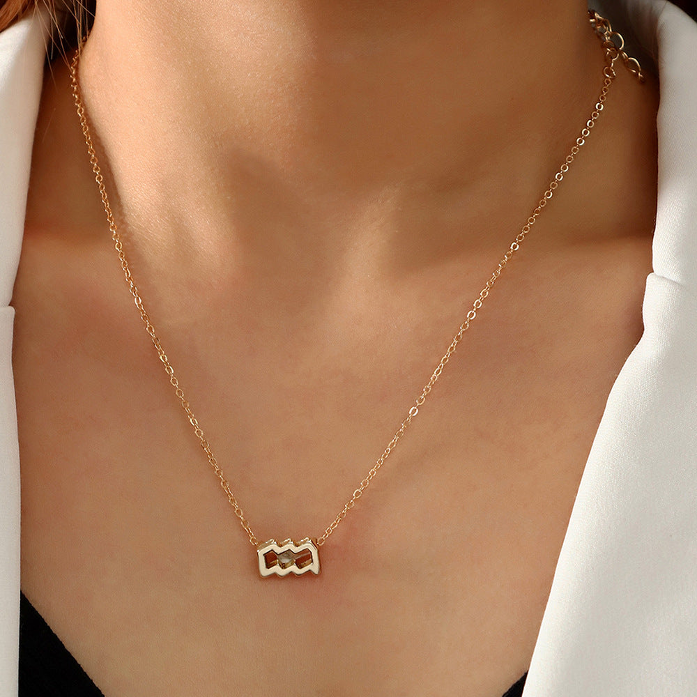 Geometric Alloy Necklace