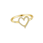 Load image into Gallery viewer, 18K Gold Heart Ring
