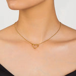 Load image into Gallery viewer, 18K Gold Heart Pendant Necklace
