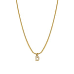 Load image into Gallery viewer, Zircon Letter Pendant Necklace
