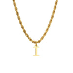 Load image into Gallery viewer, Gold Letter Pendant Necklace
