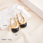 Load image into Gallery viewer, Glam French Gold Earrings
