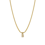 Load image into Gallery viewer, Zircon Letter Pendant Necklace
