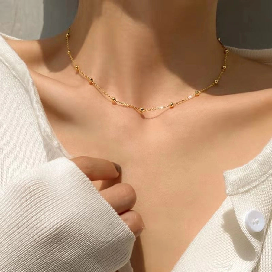 Elegant Geometric Gold Necklace