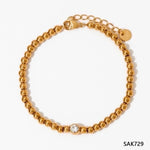 Load image into Gallery viewer, Gold Plated Geometric Bracelets
