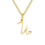 Load image into Gallery viewer, Letter Pendant Stainless Steel Necklace
