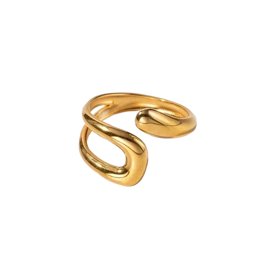 Gold Plated Open Ring