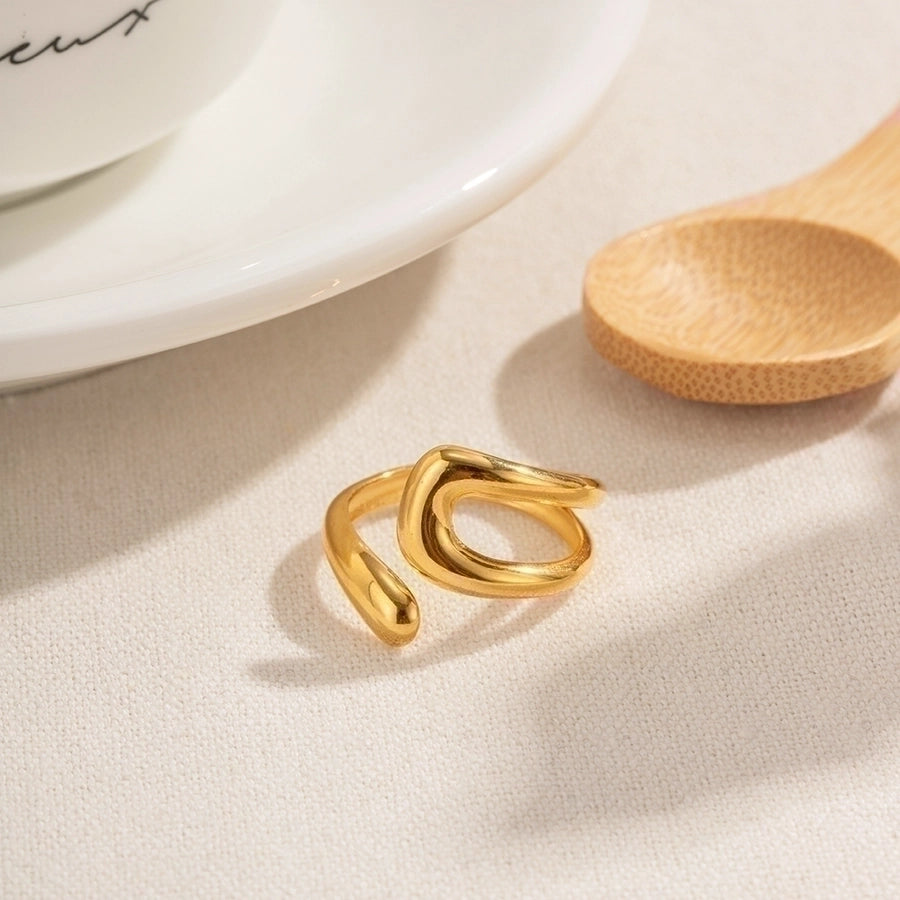 Gold Plated Open Ring