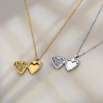 Load image into Gallery viewer, Heart Crystal Couple Necklace
