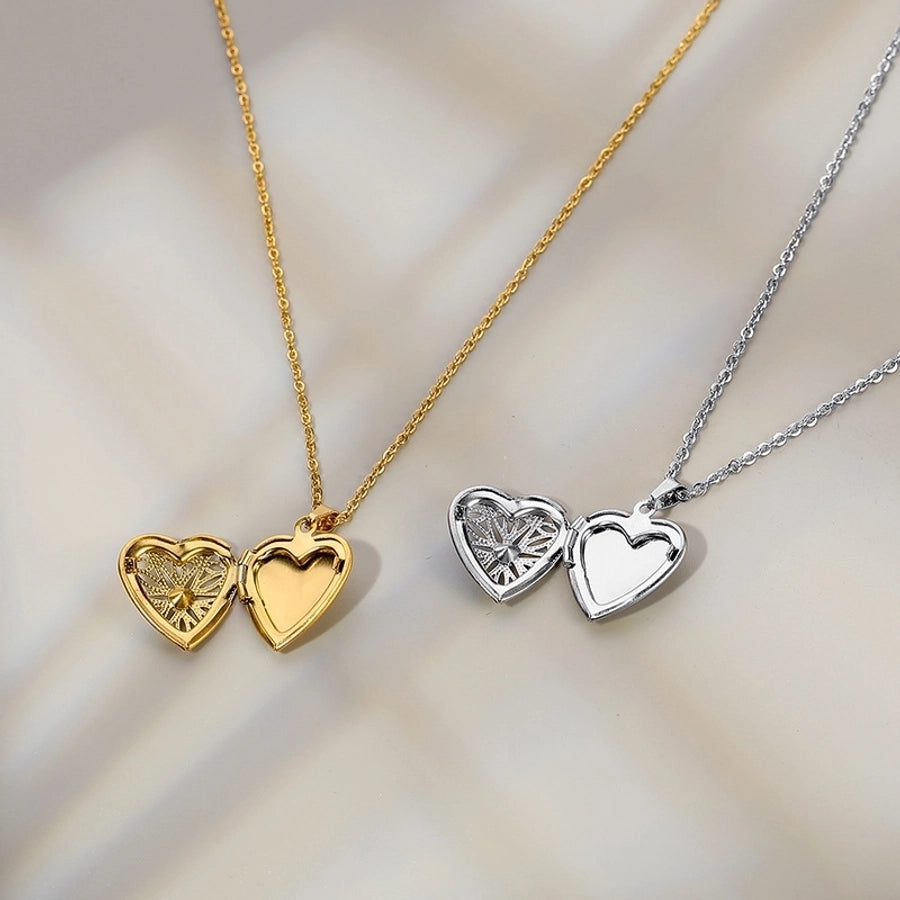 Heart Crystal Couple Necklace