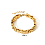 Load image into Gallery viewer, 18K Gold Plated Stainless Steel Bracelet
