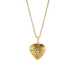 Load image into Gallery viewer, Heart Crystal Couple Necklace
