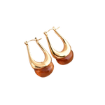 Load image into Gallery viewer, Glam French Gold Earrings
