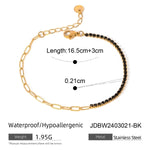 Load image into Gallery viewer, Geometric Zircon Steel Bracelet
