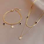 Load image into Gallery viewer, Star Enamel Steel Jewelry Set
