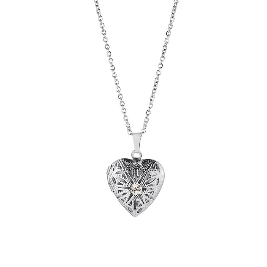 Heart Crystal Couple Necklace