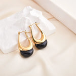 Load image into Gallery viewer, Glam French Gold Earrings
