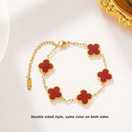 Load image into Gallery viewer, Four Leaf Clover Bracelet
