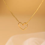 Load image into Gallery viewer, 18K Gold Heart Pendant Necklace
