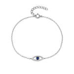 Load image into Gallery viewer, Devil&#39;s Eye Silver Bracelet
