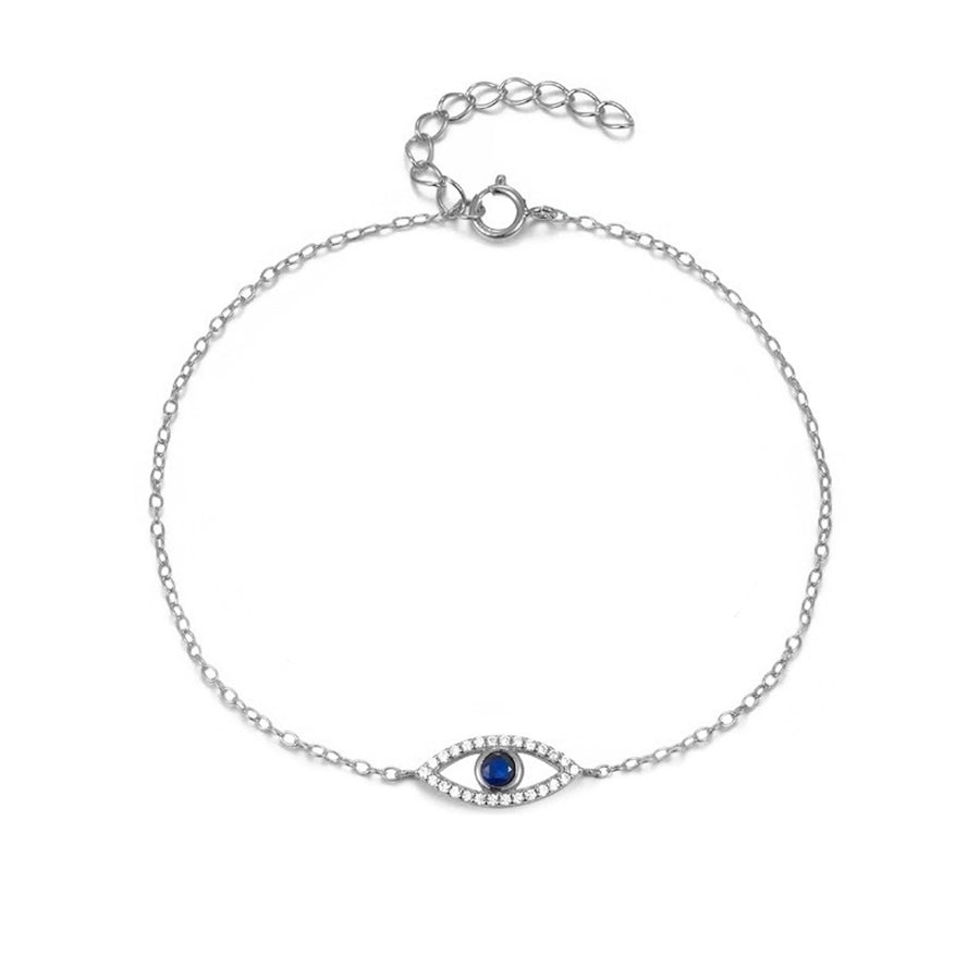 Devil's Eye Silver Bracelet