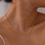 Load image into Gallery viewer, 18K Gold Plated Chain Necklace
