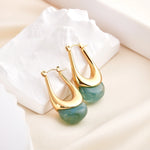 Load image into Gallery viewer, Glam French Gold Earrings
