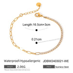 Load image into Gallery viewer, Geometric Zircon Steel Bracelet
