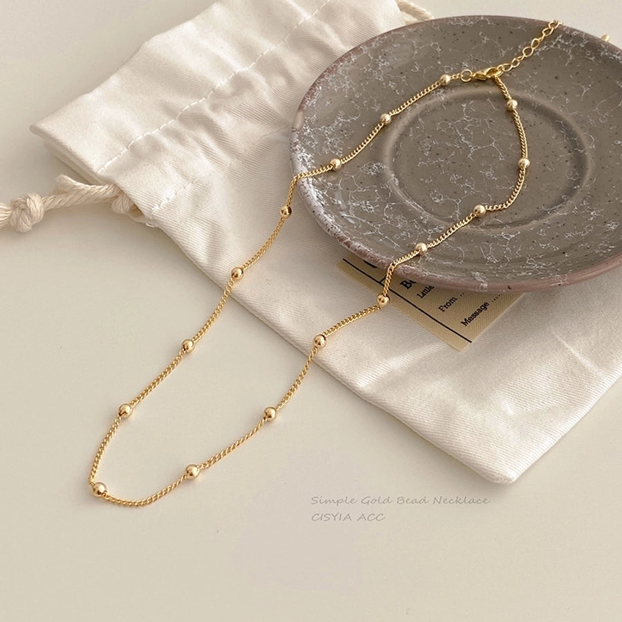 Elegant Geometric Gold Necklace