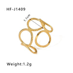 Load image into Gallery viewer, Geometric Open Ring - 18K Gold
