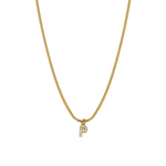 Load image into Gallery viewer, Zircon Letter Pendant Necklace
