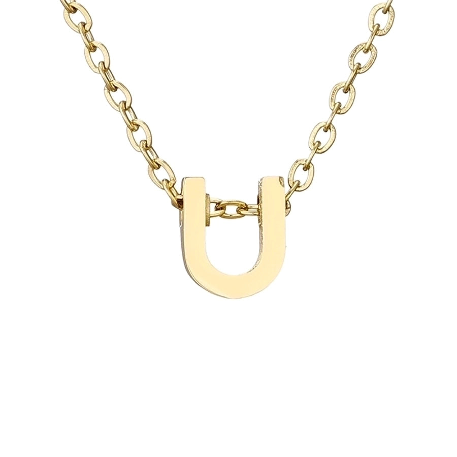 Stylish Letter Plating Necklace