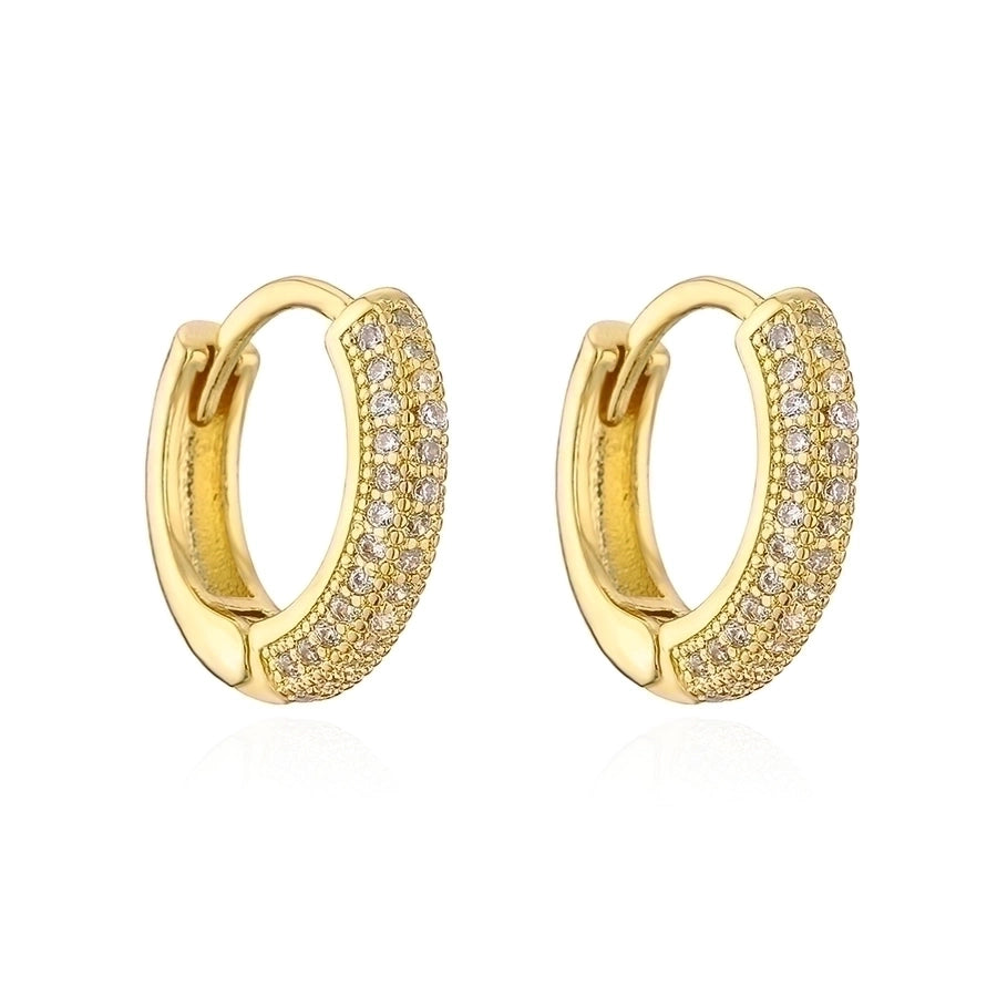 Geometric Gold Hoop Earrings