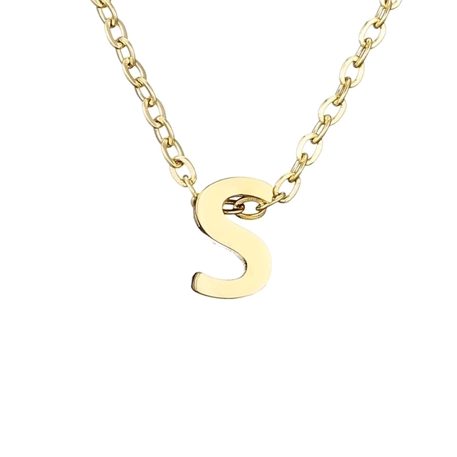 Stylish Letter Plating Necklace