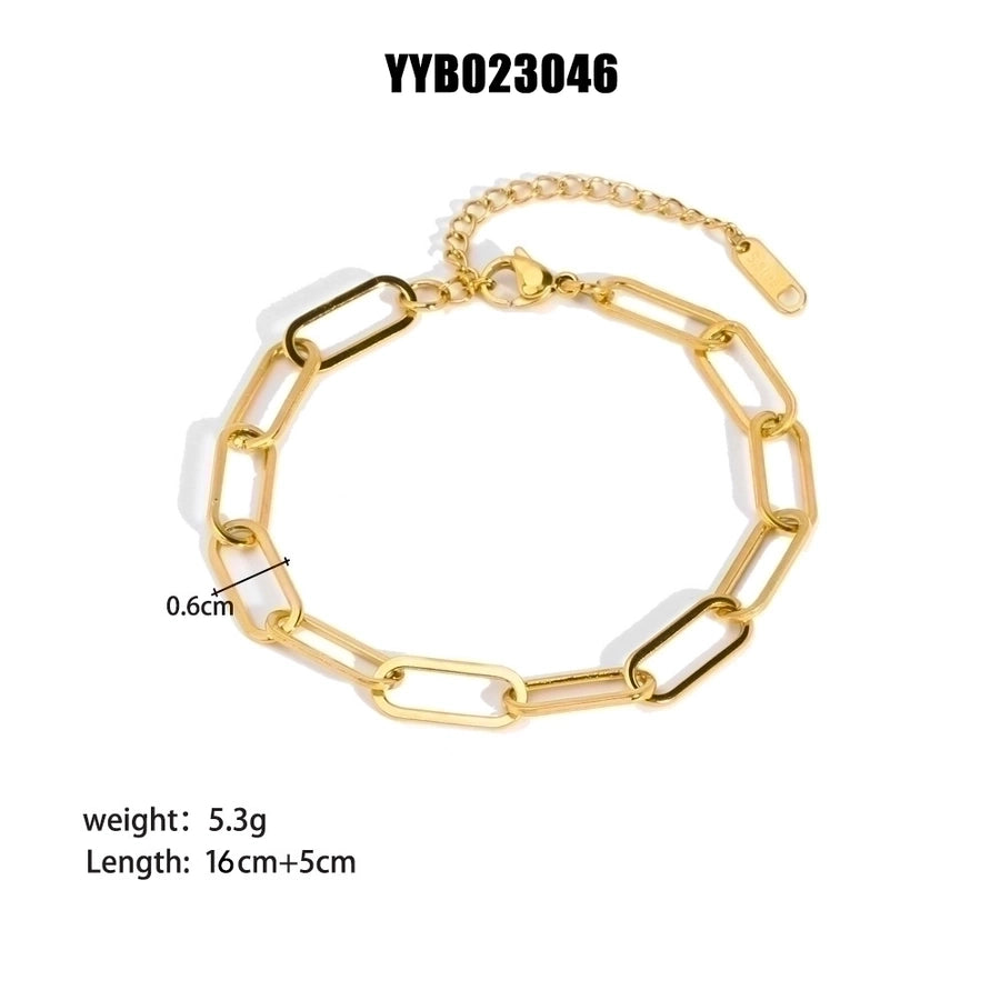 18K Gold Plated Geometric Bracelet