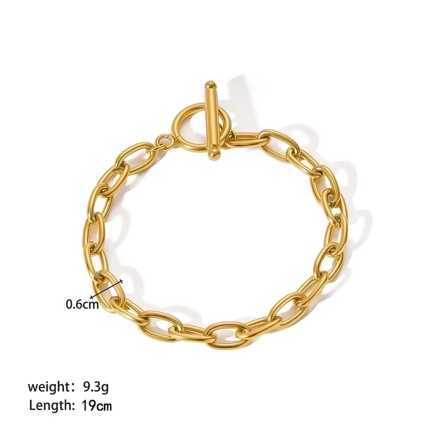 18K Gold Plated Geometric Bracelet