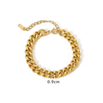 Load image into Gallery viewer, 18K Gold Plated Stainless Steel Bracelet
