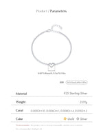 Load image into Gallery viewer, Brilliant Moissanite Silver Bracelet
