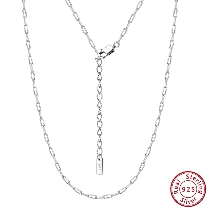 Sterling Silver Geometric Necklace