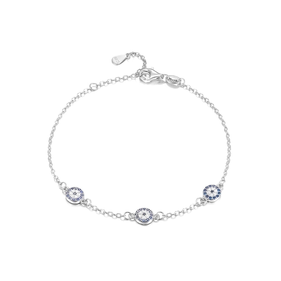 Devil's Eye Silver Bracelet