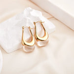 Load image into Gallery viewer, Glam French Gold Earrings
