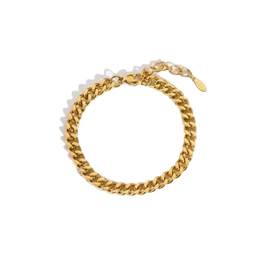 18K Gold Plated Geometric Bracelet