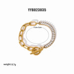 Load image into Gallery viewer, 18K Gold Plated Geometric Bracelet
